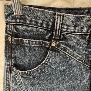 Vintage High-Waisted Tapered‎ Jeans Made in USA Size 11/12 x 32 y2k
